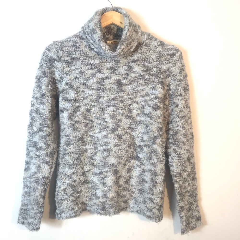 TALBOTS Mohair Wool Blend Turtleneck Sweater